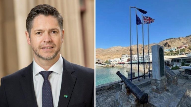 Melbourne’s Deputy Mayor calls for new Australian flag at ANZAC memorial in Crete