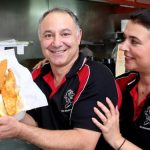 Stunned Mullet owners Dino and Amanda Papadopoulos. Photo The Western Australian.