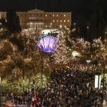 Syntagma Square Christmas Tree. Photo Ekathimerini.