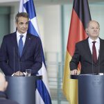 mitsotakis and german chancellor