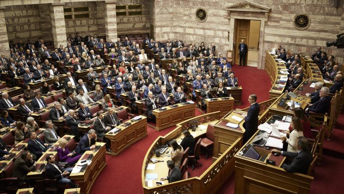 Greek Parliament Approves 2024 Budget Amid Criticisms The Greek Herald   2024 Greece Budget 696x392 