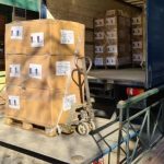 Greece dispatches humanitarian aid to Cyprus. Photo Amna.gr.