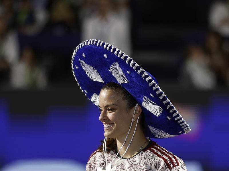 Greece's Maria Sakkari ended a lengthy WTA title drought in winning the Guadalajara Open. Photo EPA.