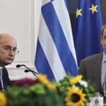 Prime Minister Kyriakos Mitsotakis at the cabinet meeting on Thursday November 30. Photo Ekathimerini.