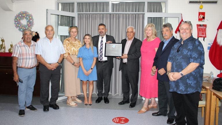 Plaque unveiling at Greek Community Home for the Aged honours the late Michael Galanakis