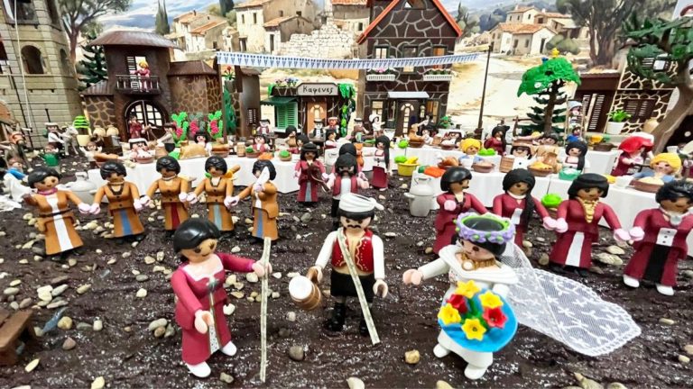 Man recreates Cypriot wedding scene with Playmobil