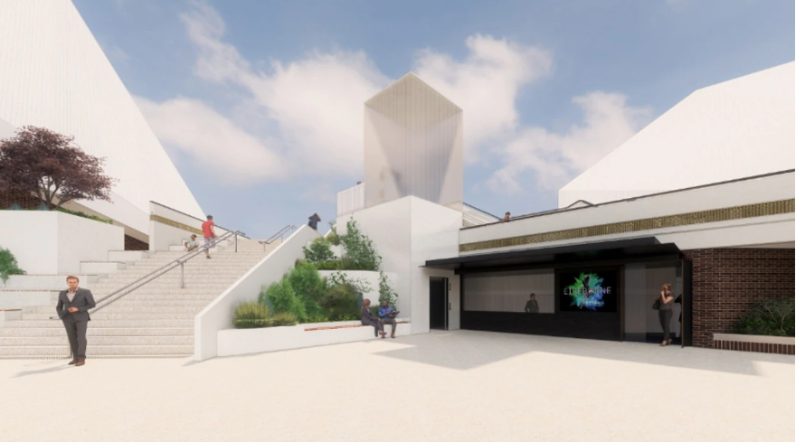 Artist impression of the $35 million upgrade for the Adelaide Festival Centre.