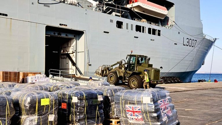 British and Cypriot aid for Gaza breaks new ground