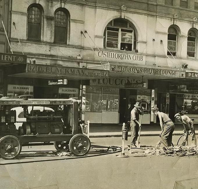Castellorizian Club 1929 Park Street Sydney.