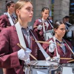 Drummers-from-Oakleigh-Grammar-keeping-the-beat-during-the-Sunday-school-parade-1