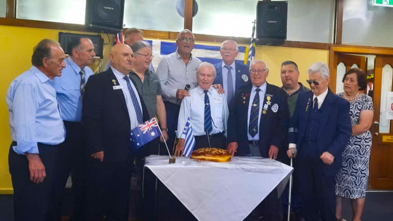 Greek Returned Service League of NSW hosts cutting of the vasilopita event
