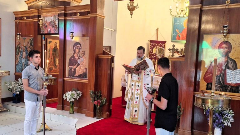New Year’s liturgy held at Greek Orthodox church in Batemans Bay for first time in 24 years