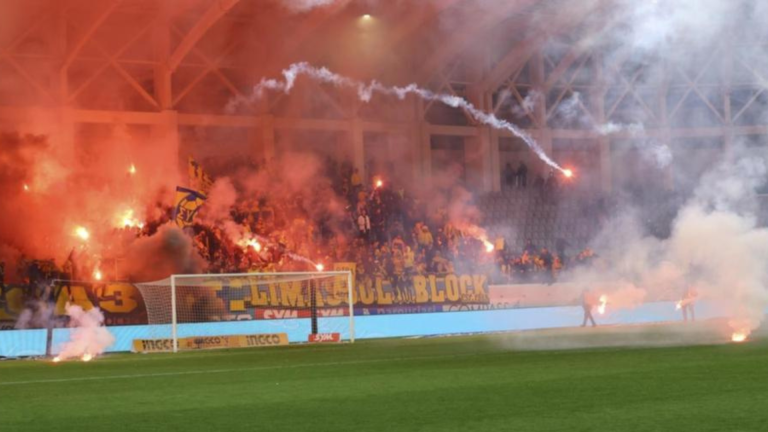 Cyprus Cup match concludes early after flares thrown on field