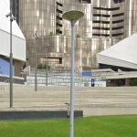 The steps and ramp between the Dunstan Playhouse and Space Theatre from the Northern Promenade, which would be replaced. Photo Adelaide Now.