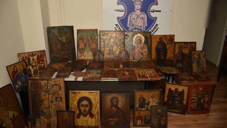 Greek police recover dozens of historically significant religious icons