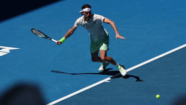 Stefanos Tsitsipas makes comeback to progress to Australian Open second round