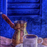 Greek Morning Coffee (digital art) Alex Litsoudis
