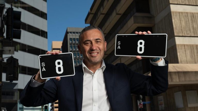 Iconic plate 8 fetches $2.3 million at record-breaking auction in SA