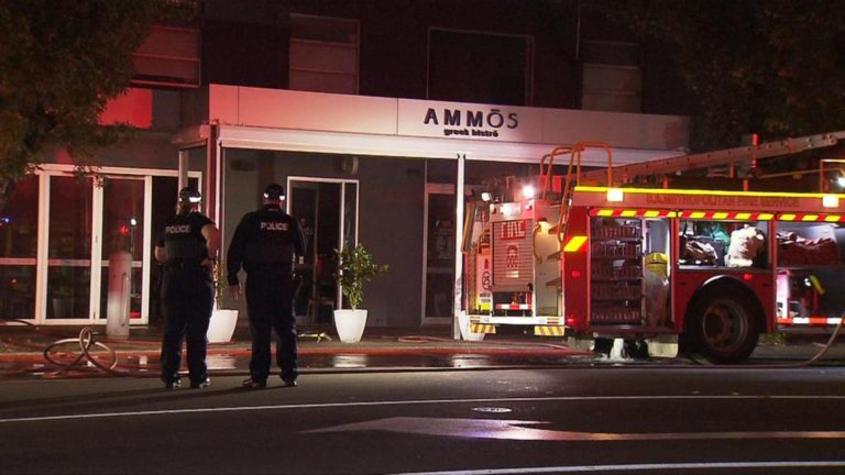 Manager at Greek restaurant AMMOS in SA angered after firebombing attack