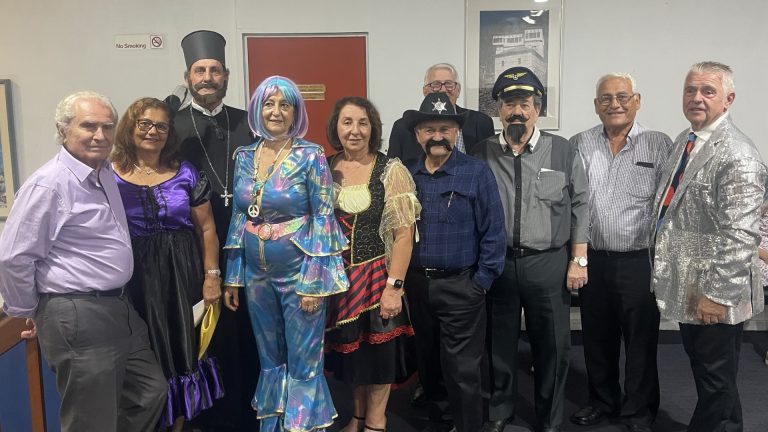 Fancy dressed Laconians celebrate Apokries in Sydney