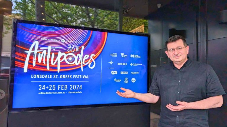Education leader hated Greek school but uses Antipodes Festival to share its benefits