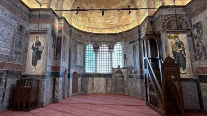 Turkey to convert iconic Byzantine Chora church into mosque. Photo Ekathimerini IHA.