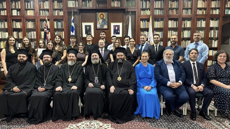 High-achieving Year 12 students honoured by Archbishop Makarios of Australia