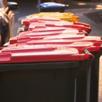 red bins