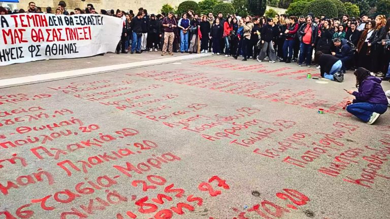 Erasure of Tempi train crash victims’ names on Syntagma Square sparks outcry