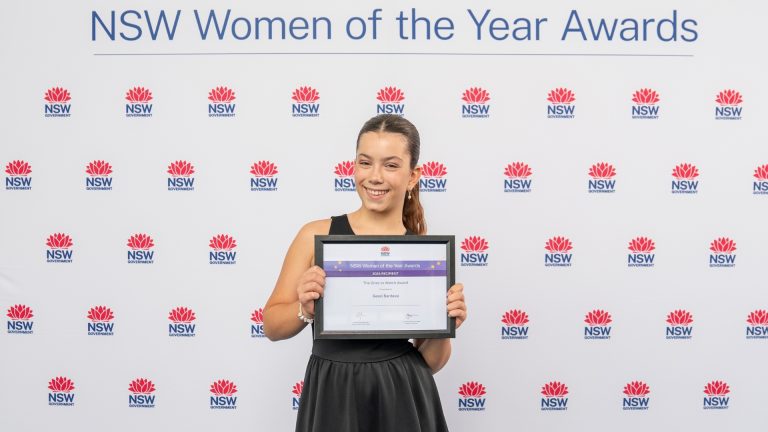 Gezel Bardossi named ‘One to Watch’ at NSW Women of the Year Awards   