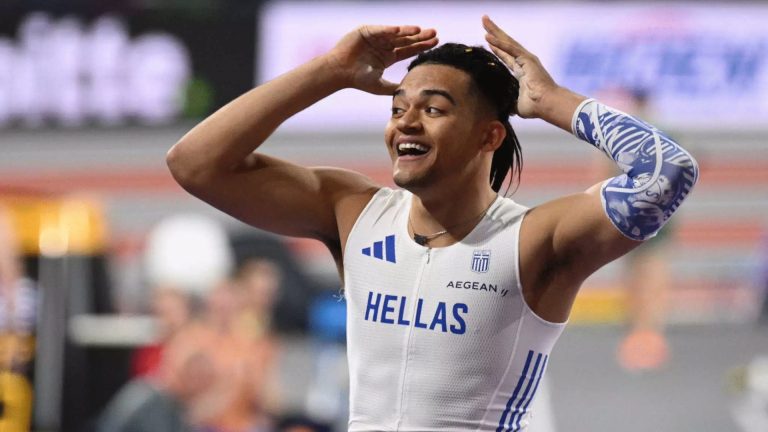 Emmanuel Karalis wins first-ever medal at World Indoor Athletics Championships