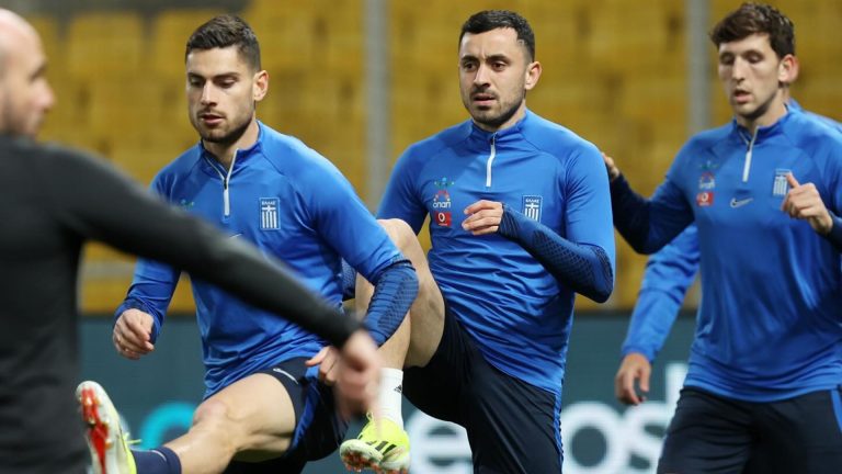 Greece’s coach Gus Poyet talks ahead of Euro 2024 qualifying match 