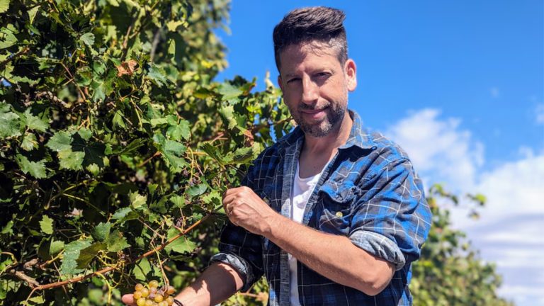 Grape-growing DJ Andrew Sarakinis advocates for family farming