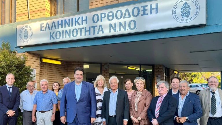 Greek Orthodox Community of NSW meets with Greece’s Alternate Interior Minister