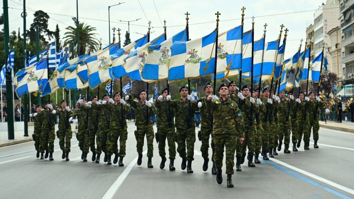 Pride and patriotism at the annual parade for Greek Independence Day. Photo paron.gr.