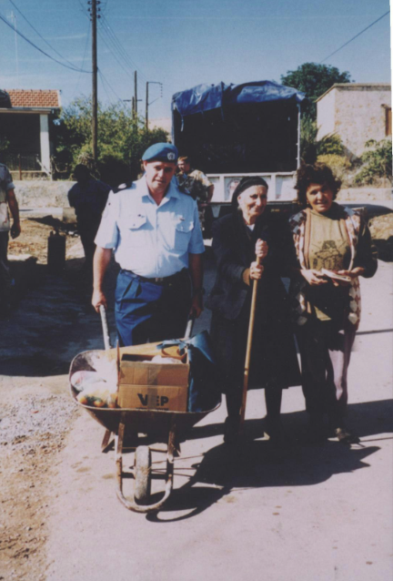 60th anniversary of the United Nations Peacekeeping operations in Cyprus. Photo: AFP.