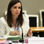 Finance Mininster Courtney Houssos says future NSW budgets will include a Performance and Wellbeing statement. Photo Dominic Lorrimer.