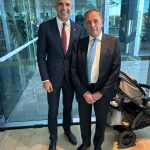 The Hon. Peter Malinauskas Premier of South Australia and Mr George Psiachas Consul General of Greece in Adelaide. feature.