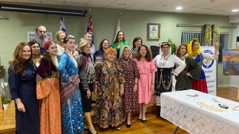 Three generations of Greek women in Australia enjoy AHEPA NSW event