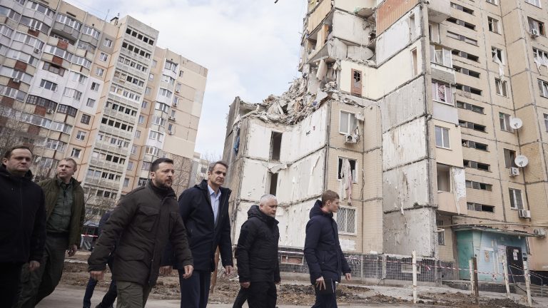 Explosions hit Odesa as Greece’s PM makes first visit to Ukraine