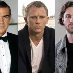 Sean Connery, Daniel Craig and Aaron Taylor-Johnson.