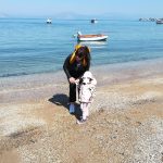 tina in patras beach