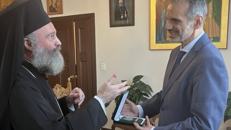 New Ambassador of Greece to Australia visits Archbishop Makarios in Sydney