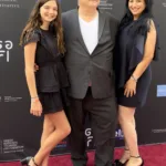 Angelo Tsarouchas with Family at Greek Film Festival 2024