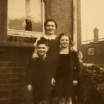 Gladys, Little Ted and Lorna.