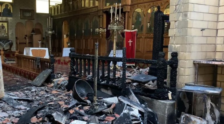 Devastating fire engulfs Greek Orthodox Church of St Andrew in Adelaide
