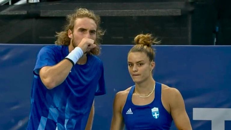 Stefanos Tsitsipas knocks back Maria Sakkari’s Olympics offer for ‘dream with brother’