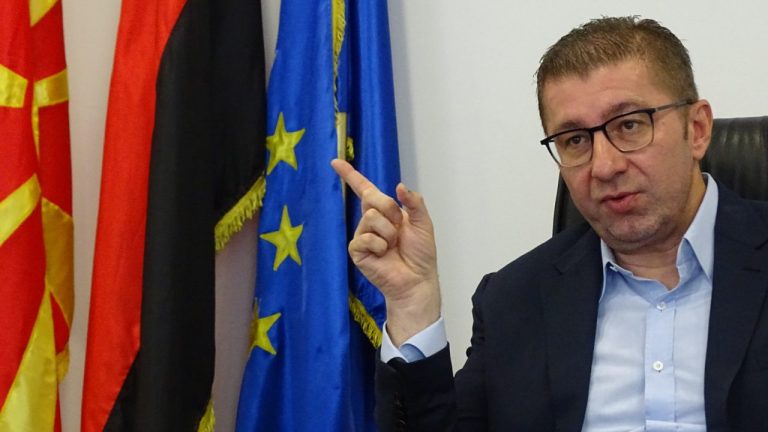 North Macedonia’s opposition leader vows to challenge Prespa Agreement if elected