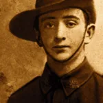 James Martin at 14 years old in the Australian Forces World War One.