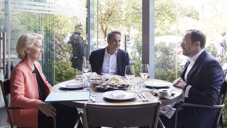 Migration in focus: Leaders of Greece and Cyprus meet with EU Commission President